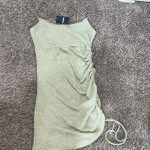 Sage colored bodycon dress